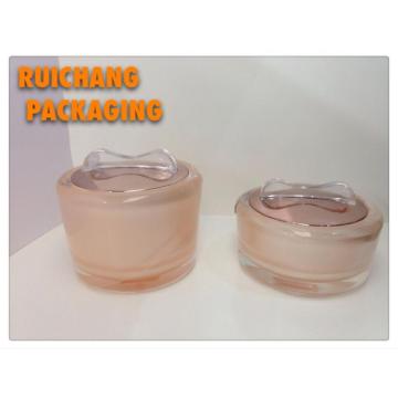 Acrylic cosmetic cream jars