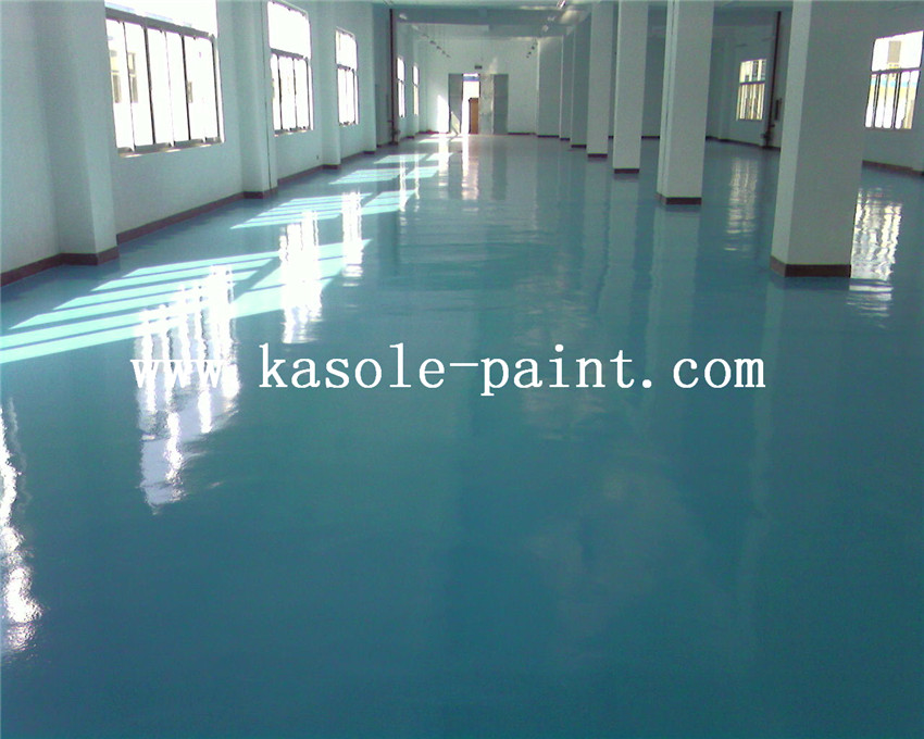 Sky Blue Epoxy Flat Coating