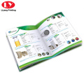 Colorful brochure catalogue of products printing service