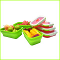 Set Of 4 Eco Silicone Lunch Box Set