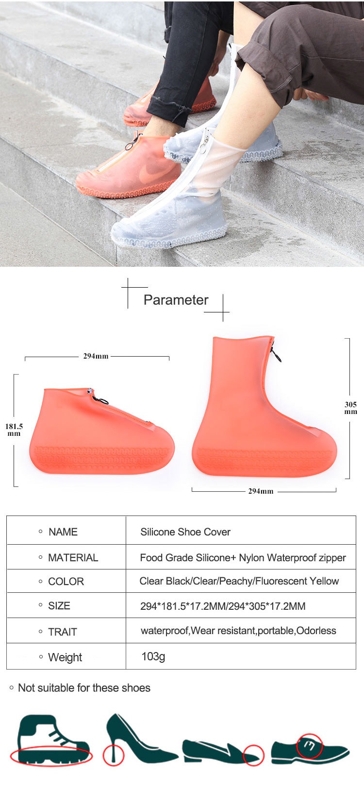 Dust-Proof Shoe Rain Cover 