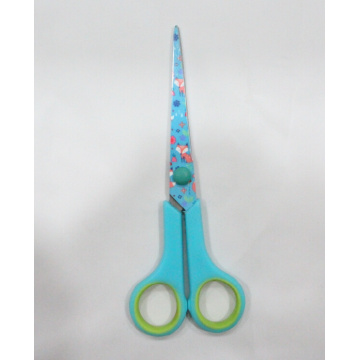 Color printed blades scissors