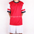high polyester soccer jersey with shorts for mens training