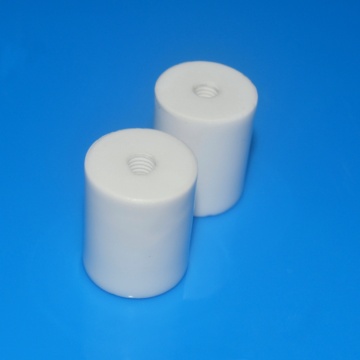 Glazed Industrial High Purity Threaded Alumina Ceramic Tube