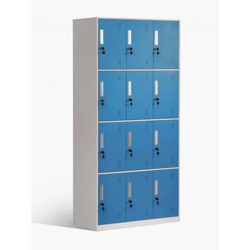 Easy Assembled 12 Door Steel Locker Locker Office