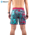 Seaskin Men Custom Logo Logo Swim Beach Shorts