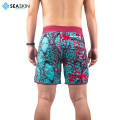 Seaskin -Männer Custom Logo Schwimmstrandshorts