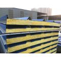 Exterior glass wool sandwich wall panels