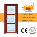 Red Walnut Aluminum Toilet Bathroom Door (SC-AAD032)