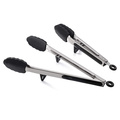 Kitchen Tong Set Stainless Steel With Silicone Tips