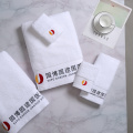 Logotipo de bordado personalizado Conjuntos de toalhas de banheiro de hóspedes