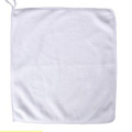 White Microfiber Square Face  Towel