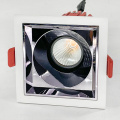 Aluminium eingebrauchtes Anti -Blend -Cob -LED -Quadrat -Downlight