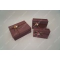 Upscale Custom Bowknot clothing packing box