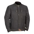 Custom Mens wax coated motorcycle apparel jacket