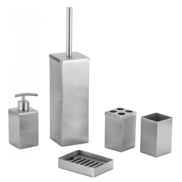 Custom Stainless Steel Bathroom Accessory Set