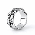 Stainless steel forged ring terminal for men