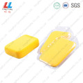 Rectangle yellow car washing sponge