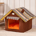 Removable Cover Mat Dog House Dog Beds