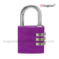 Colorful Aluminum Alloy Digital Code Combination Lock for Bag