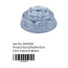 Aluminium-Backform Blume geformt