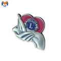 Moda Pin de emblema de metal de esmalte macio para clube