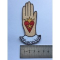 amor personalizado em patch bordado à mão para roupas