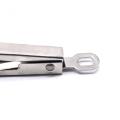 stainless steel food handling tongs