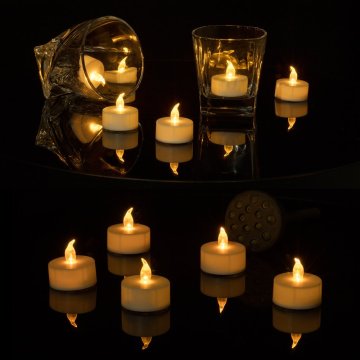 Led outdoor wall lamp led tea light candle