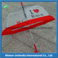 23inches recto automático abierto PVC transparente Apollo Bubble Umbrella