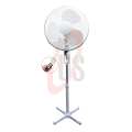 16 &quot;ventilador de suporte de grade Mesh branco com controle remoto (USSF-825)