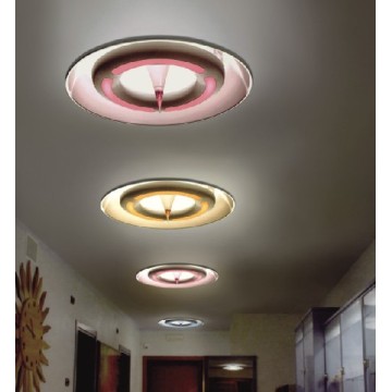 Contemporary Acryl Carbon Steel Aluminium Livingroom Ceiling Lamp (732C)