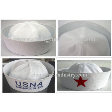 Print and embroidery cotton sea boat cap sailor hat