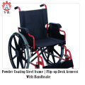 Hospital Furniture Steel Manual Foldable Wheel Chair