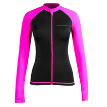 Seaskin Front Zip Surf Rash Gaurds für Frauen