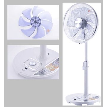 12 vitesses de contrôle de fréquence Blushless DC Motor Stand Fan (USDF168L)