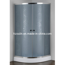 Cubículo gris del cuarto de ducha del vidrio (AS-926G)
