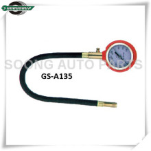 Long Chuck Dial Tire Pressure gauge