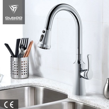 Goose Neck Kitchen Sink Mixer Taps With Sprayer