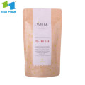 individual empty green tea bag packaging paper bag