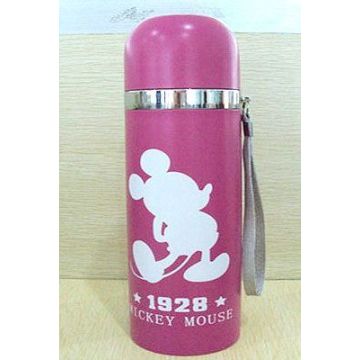 Luckey Mouse Design Stainless Steel Hip Vacuum Flask