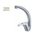 Brass Chrome-plated Gooseneck Cold Kitchen Sink Taps