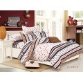 Pigmento impreso sábana duvet Cover Set