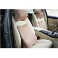 Reposacabezas de coche y almohada espalda cuello apoyo, soporte de cintura-Beige