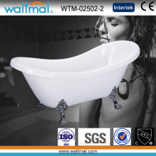 Nuevo diseño italiano Clawfoot Freestanding Bathtub