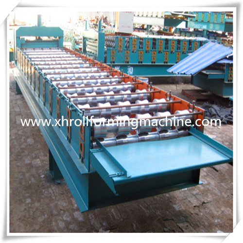 Making Color Glazed Roofing Step Tile Forming Machine