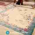 6.56'x9.84'  Hand Knotted Silk Living Room Rug