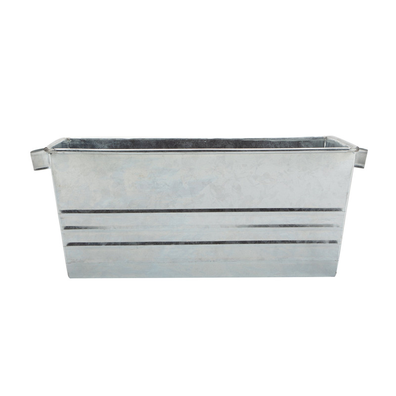 Galvanized Tin Plant Pot