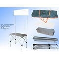 Aluminum Promotional Display Counter with Carry Bag