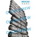 Jwell 65/132, 80/156 Twin Conical Screw and Barrel for Rigid PVC Profiles